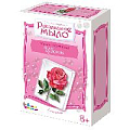 Набор для изготовления мыла.Рукодельное мыло с картинкой "Алая роза"