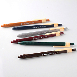 Набор ручек шар.  6шт/уп  автоматических  син. на масляной основе