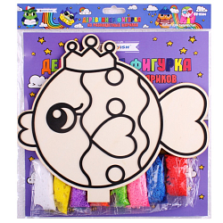 Набор для творчества "Деревянная фигурка из разноцветных шариков" "Рыбка"