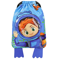Сумка-рюкзак для бассейна " Морские приключения" 45х35х7 см
