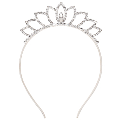 Ободок бежевый  для волос "диадема"