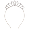 Ободок бежевый  для волос "диадема"