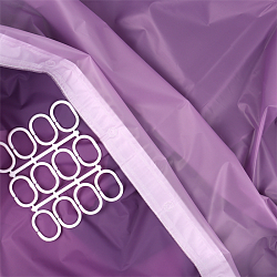 Шторка для ванной с кольцами 180*180см ассорти