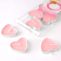 Свечи "Сердце" 10шт/уп (набор) красного и розового цвета (УЦЕНКА)