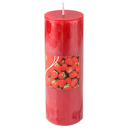 Свеча h-14,5см ,d-5см,ассорти