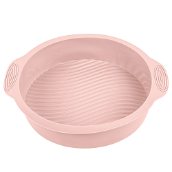 Форма для запекания круглая розовая