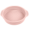 Форма для запекания круглая розовая