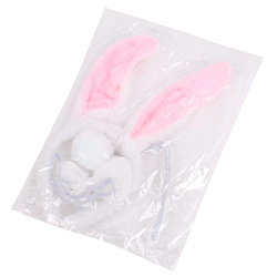 Праздничное украшение ободок "Зайка" 3 предмета