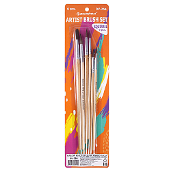 Кисти набор  6шт/уп "Darvish" (белка №1,2,3,4,5,6)