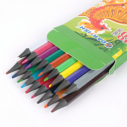 Карандаши 18цв "Darvish" "Жар-птица" корпус пластиковый шестигранный (набор)