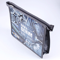 Папка  для тетрадей  А5 на молнии Raw&Denim