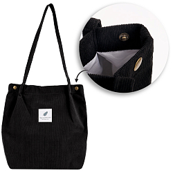 Сумка холщовая 38*34*11см черный