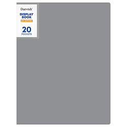 Папка  20 файлов 500мкм серая