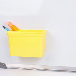 Органайзер магнитный для доски жёлтый
