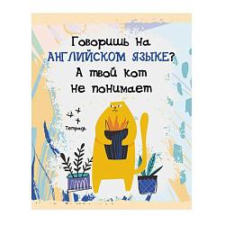 Тетрадь  48л кл. Тетрадь кота .Английский язык