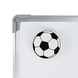 Губка-стиратель магнитная для маркерной доски "Мяч футб."