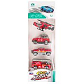 Машинки "City series" Fire  4 шт в наборе. Игрушка