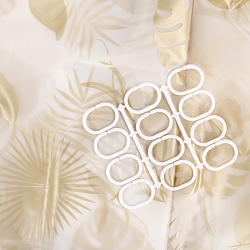 Шторка для ванной с кольцами 180*180см ассорти