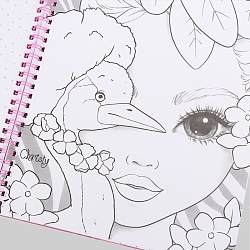 Раскраска на спирали "Феи"