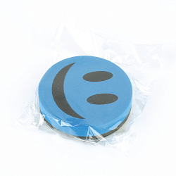 Губка-стиратель магнитная для маркерной доски "смайлик" 9,3*2см