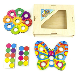 Мозаика "Цветок и бабочка"