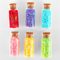 Декоративные блёстки 6 цветов  6шт (набор)