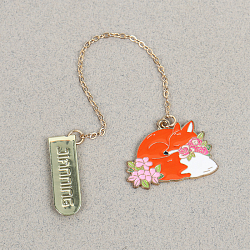 Закладка металлическая "Лисица"