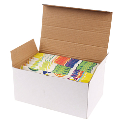 Ножницы 12см детские с европодвесом с пластик. колпачком голубые