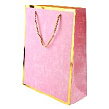 Пакет подарочный 32*26*10см "Darvish" ассорти цветной с золотой рамкой