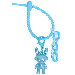 Брелок "Кролик" на силиконовой стяжке