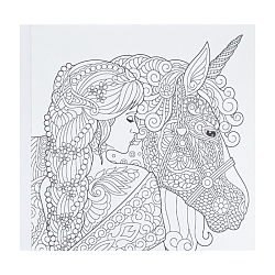 Раскраска-перевёртыш "В узорном мире" 24л 215*215мм