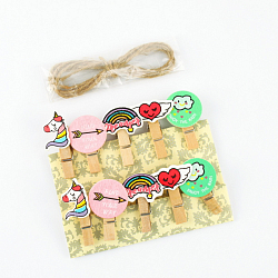 Прищепки декоративные деревянные  10шт/уп  "Мечта" (набор)