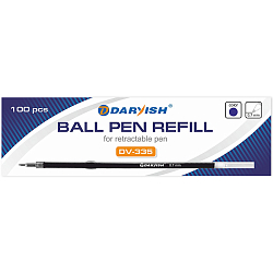 Стержень шар. 107мм синий  "Darvish" для автоматической ручки