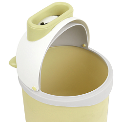 Ёмкость для мусора настольная желтая