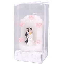 Свеча декор. парафиновая "Молодожены" h7см