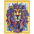 Алмазная живопись "Darvish" 40*50см  Грива льва