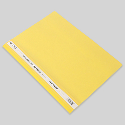 Папка-скоросшиватель А4 жёлтая 120/180мкм