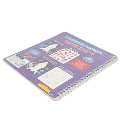 Раскраска с наклейками на гребне "Космос"