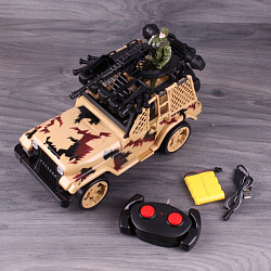 Машина "Военная" на р/у. Игрушка цвет ассорти
