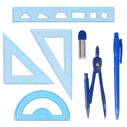 Готовальня  7предм. "Darvish" циркуль+грифели+карандаш механическ.+линейка+2треугольника+транспортир