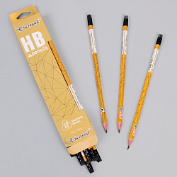 Карандаш ч/г с ластиком