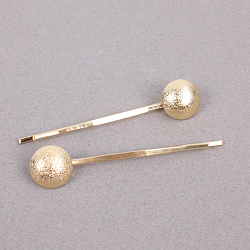 Заколка-невидимка для волос 2 шт в наборе "Кнопка"