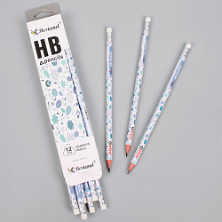 Карандаш ч/г с ластиком