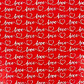 Бумага упаковочная Love