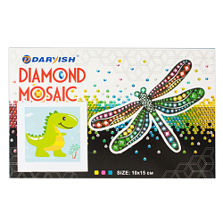 Алмазная мозаика "Darvish" 10*15см