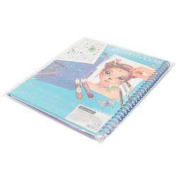 Раскраска с трафаретами на гребне