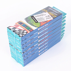 Карандаши 18цв "Darvish" "Машинка" корпус пластиковый шестигранный (набор)