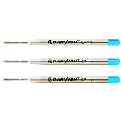 Стержень шар.  98мм синий объем. метал. "Darvish"