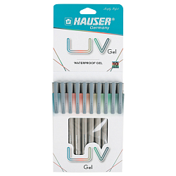 Ручка гелевая чёрная UV HAUSER