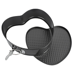 Формы для запекания разъемные (сердце, круг, квадрат) 3 шт. в наборе